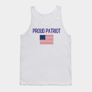 Betsy Ross Flag Patriot Gift Patriotic American Flag Tank Top